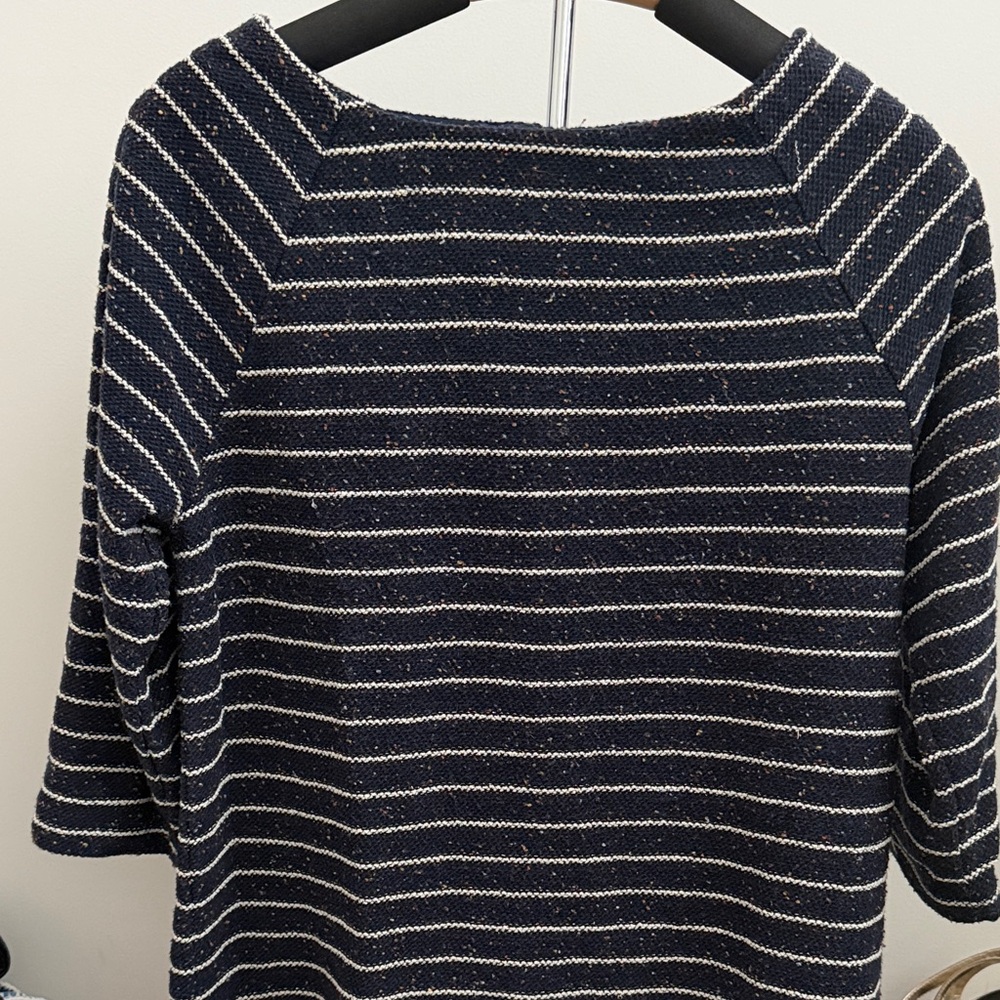 Banana Republic Navy Striped Women's Sweater sz M